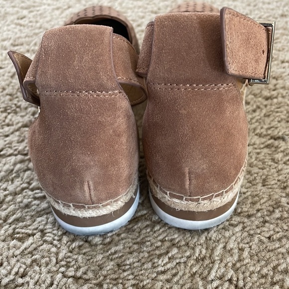 Gianni Bini Brown Perforated Espadrille Sandals - Picture 4 of 8